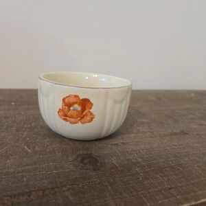 Vintage Hall Superior Quality Kitchenware Poppy Custard Cup Ramekin Made in USA